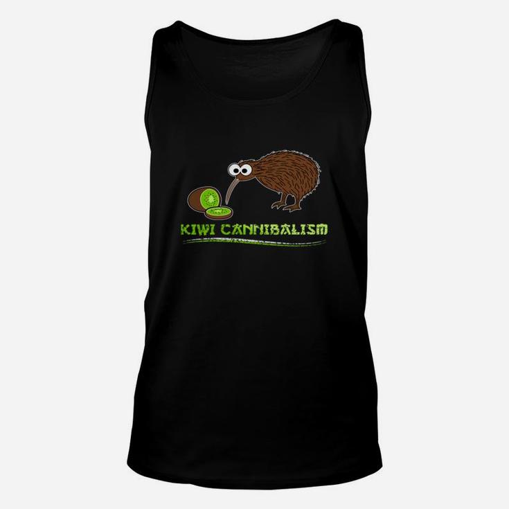 Kiwi Bird T-shirt - Kiwi Cannibalism Unisex Tank Top