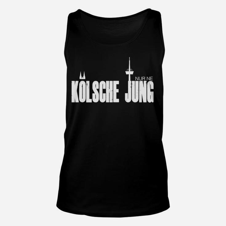 Kölsche Jung Schwarzes Unisex TankTop, Herrenmode im Kölner Stil