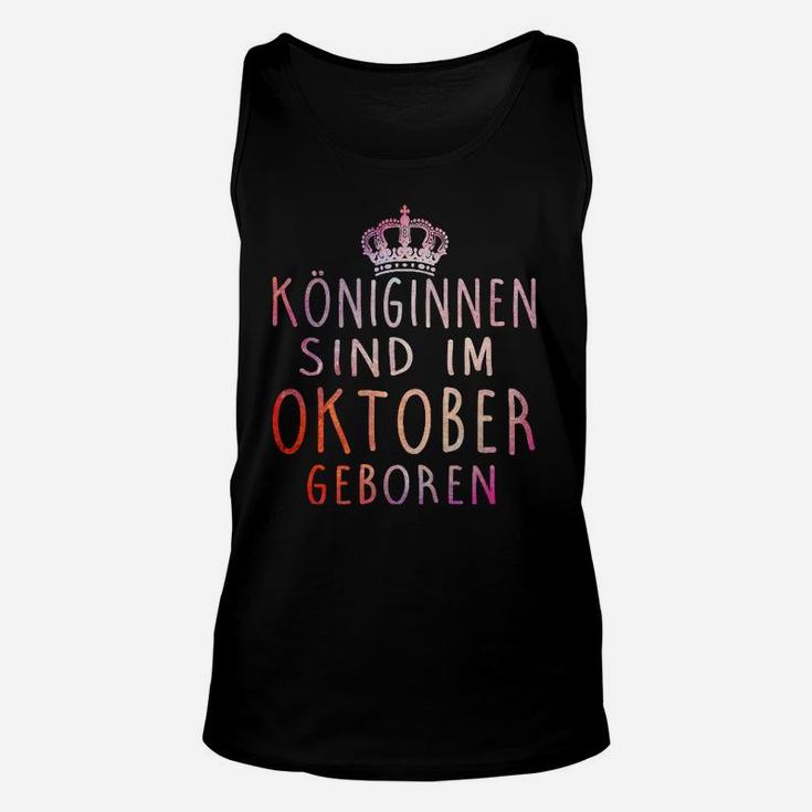 Konige Sind Im Oktober Gebonren TankTop