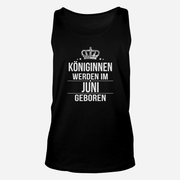 Königinnen Geburtstag Unisex TankTop Juni, Schwarz Damenmode