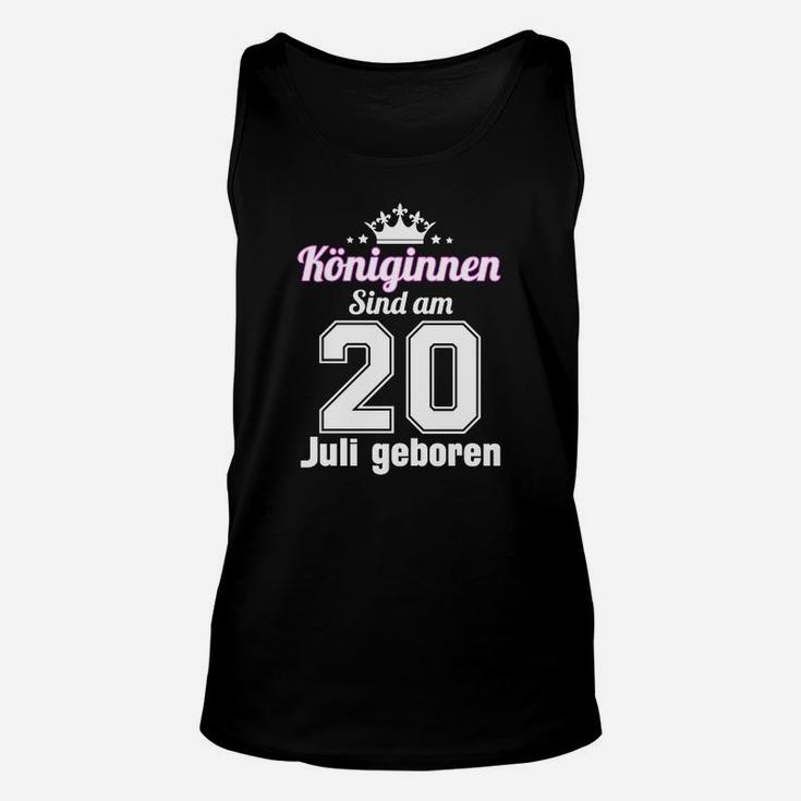 Königinnen Sind Am 20 Juli Geboren TankTop