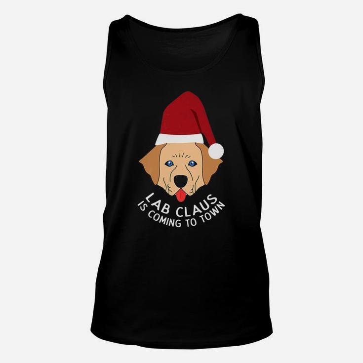 Labclaus Santa Lab Labrador Dog Funny Ugly Christmas Unisex Tank Top