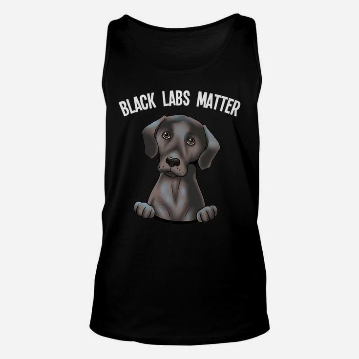 Labrador Retriever Gif Black Labs Matter Dog Lover Unisex Tank Top