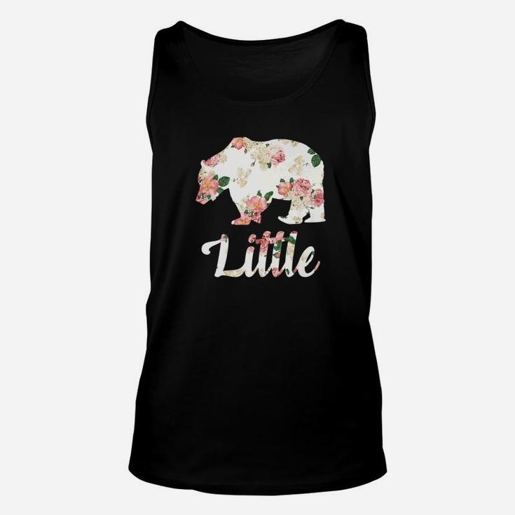 Little Bear Floral Family Christmas Matching Gift Unisex Tank Top