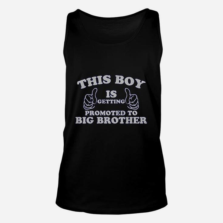 Little Boys' This Boy Is Getting Promoted To Big Brother Unisex Tank Top