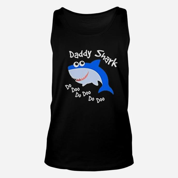Little Daddy Shark, best christmas gifts for dad Unisex Tank Top
