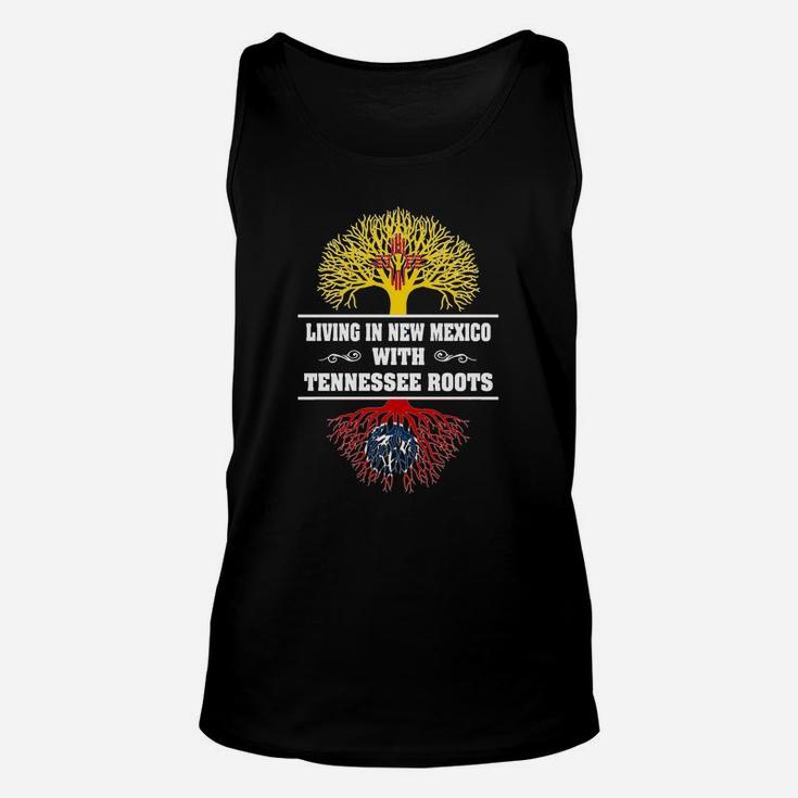 Living In New Mexico With Tennessee Roots Unisex Tank Top