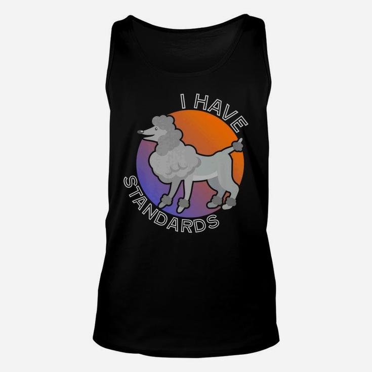 Love Poodle Dog Animal Dog Lover Puppy Pet Funny Unisex Tank Top