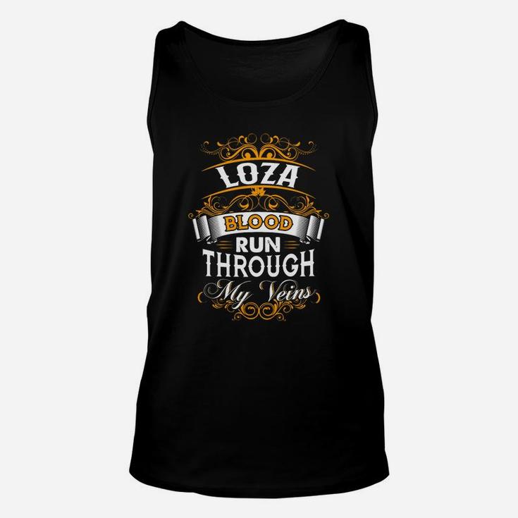 Loza Name Shirt, Loza Funny Name, Loza Family Name Gifts T Shirt Unisex Tank Top