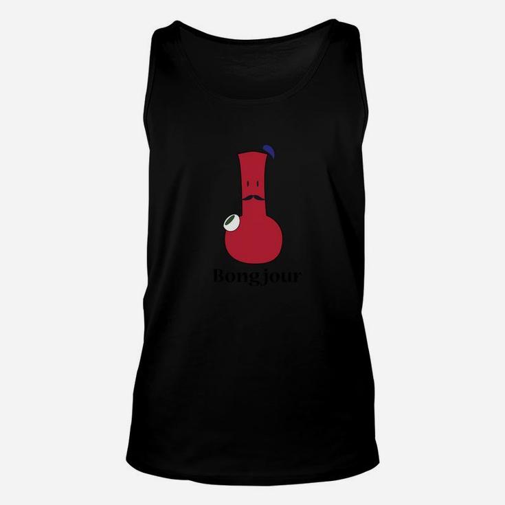 Lustiges Bongjour Herren Unisex TankTop, Grafikdruck Tee