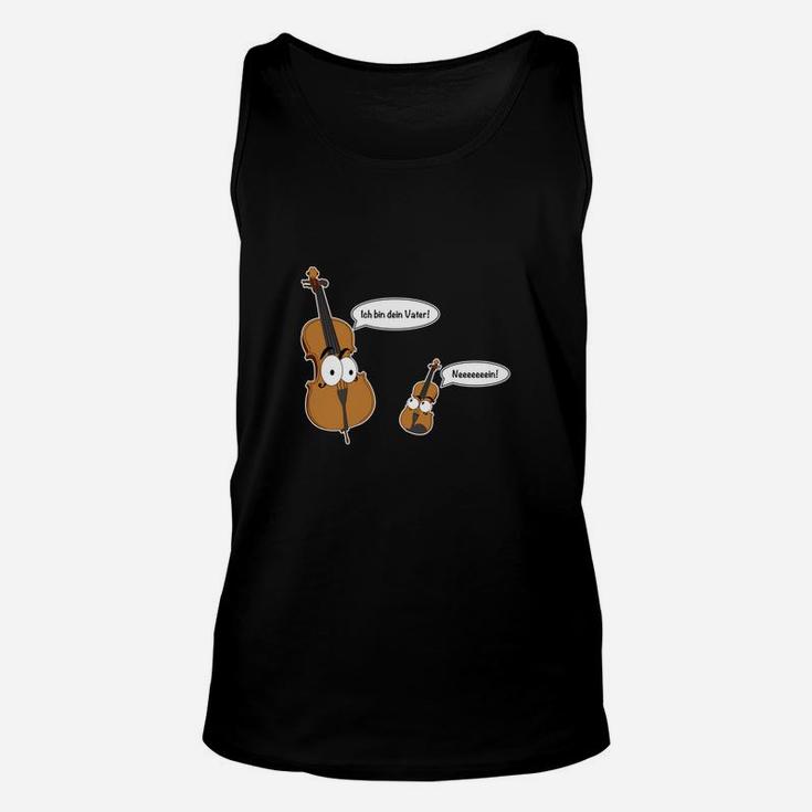 Lustiges Cartoon Musikinstrumenten Unisex TankTop – Melodie im Taschenformat Design