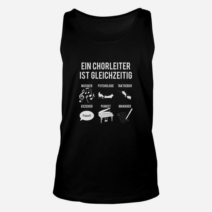 Lustiges Chorleiter Unisex TankTop, Dirigenten Mehrfachrollen Design