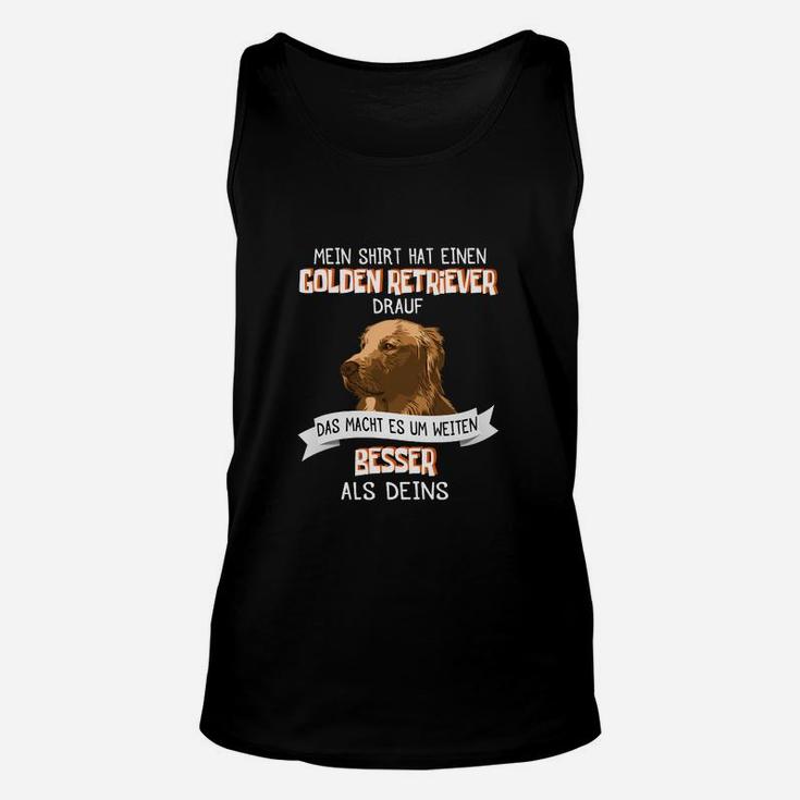 Lustiges Golden Retriever Unisex TankTop für Hundefreunde, Unisex Tee