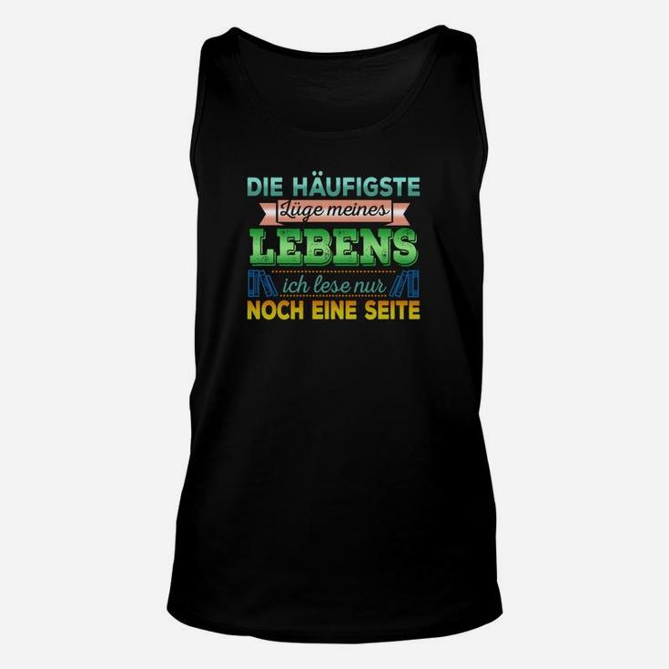 Lustiges Leseratten Unisex TankTop - Ich lese nur noch eine Seite