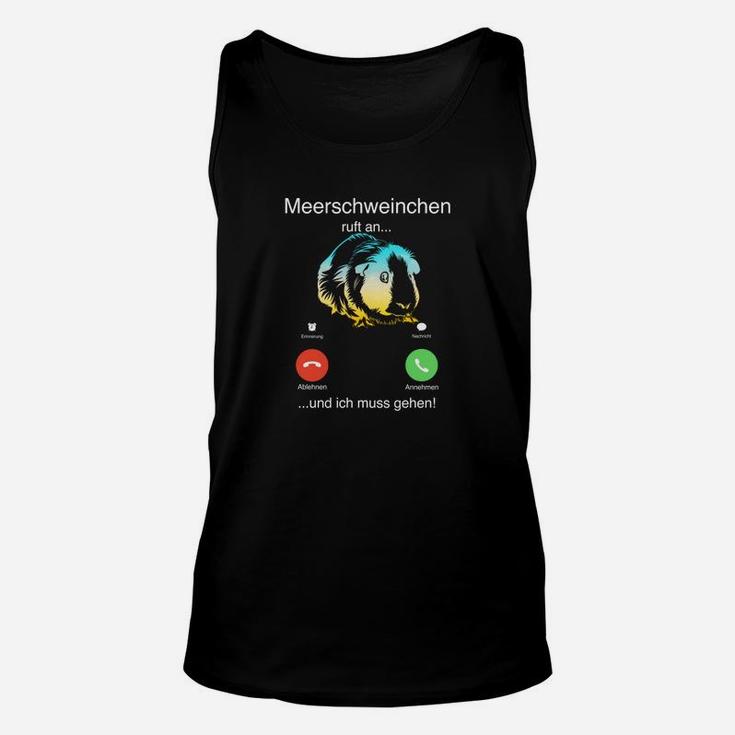 Lustiges Meerschweinchen Telefonat Unisex TankTop, Perfekt für Tierfreunde