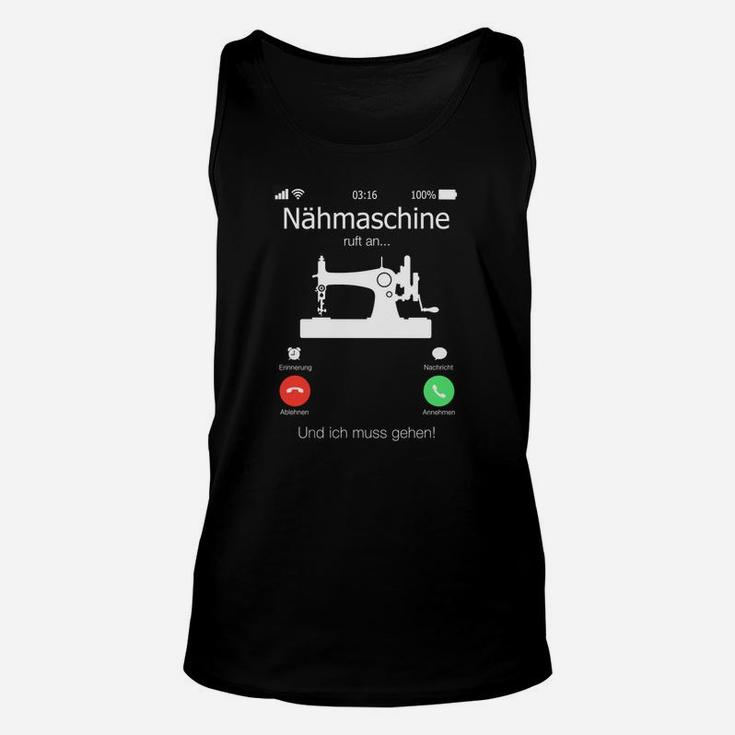 Lustiges Nähmaschinen Unisex TankTop, Perfekt für Hobbynäher