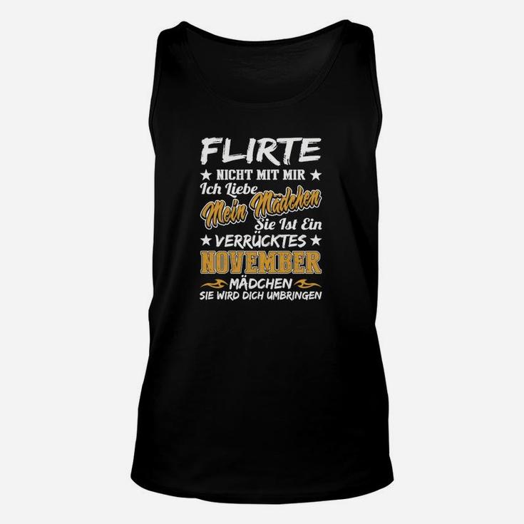 Lustiges November-Mädchen Geburtstag Unisex TankTop für Damen