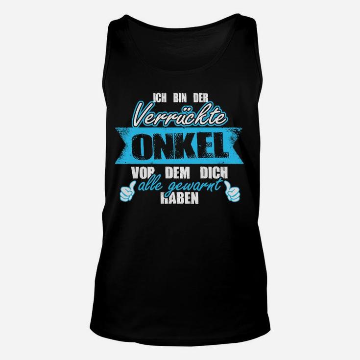 Lustiges Onkel Unisex TankTop Verrückter Onkel Warnung Spruch für Männer