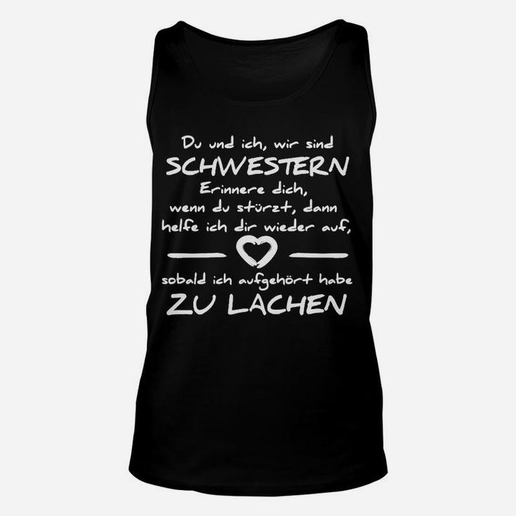 Lustiges Schwestern Unisex TankTop Du und Ich - Perfekt für Geschwister