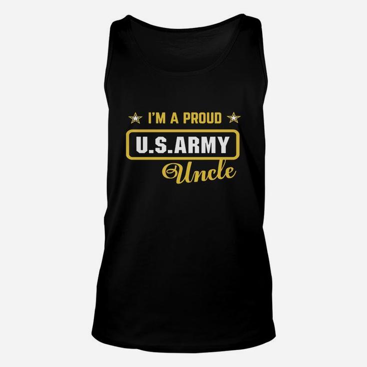 M A Proud Army Uncle Frontside Unisex Tank Top