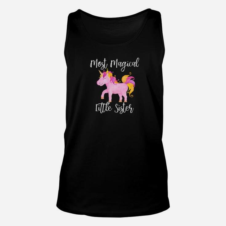 Magical Unicorn Little Sister Little Sister Gifts Unisex Tank Top