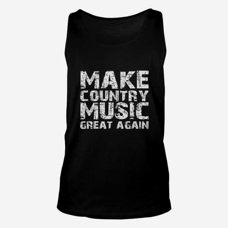Make Country Music Great Again Usa Beer Drinking Oktoberfest Unisex Tank Top