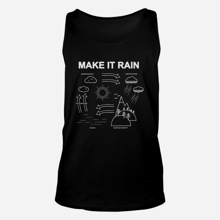 Make It Rain Cycle Process Sketch Unisex Tank Top