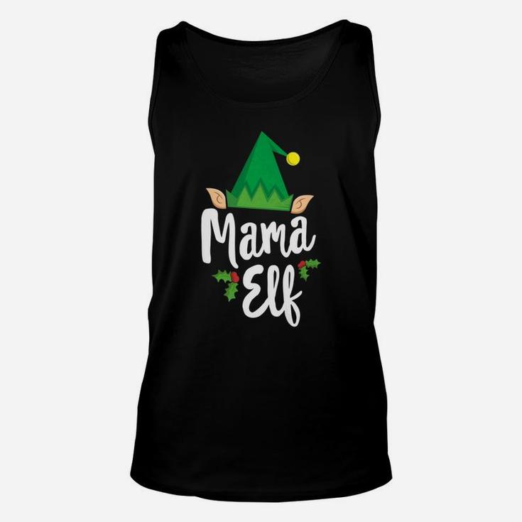 Mama Elf Christmas Matching Family Festive Gift Unisex Tank Top