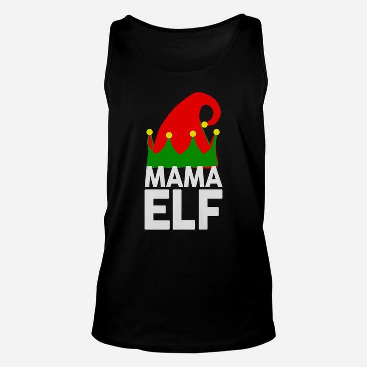 Mama Elf Funny Christmas Santa Christmas Unisex Tank Top