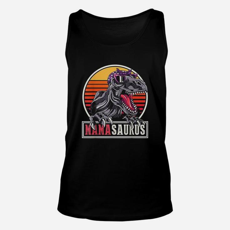 Mamasaurus T Rex Dinosaur Funny Mama Saurus Family Mother Unisex Tank Top