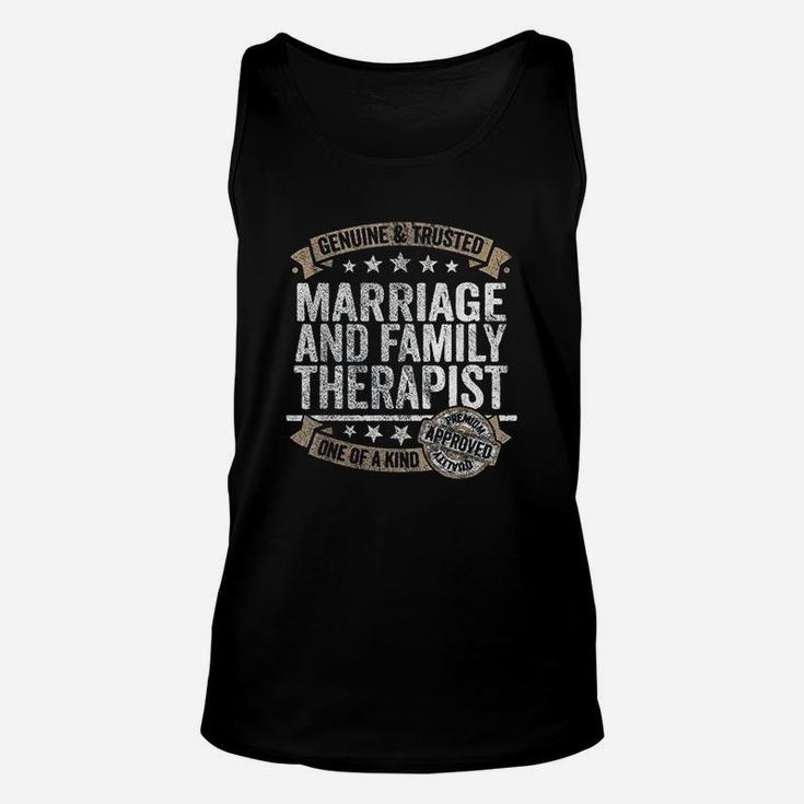 Marriage And Family Therapist Gift Profession Job Unisex Tank Top