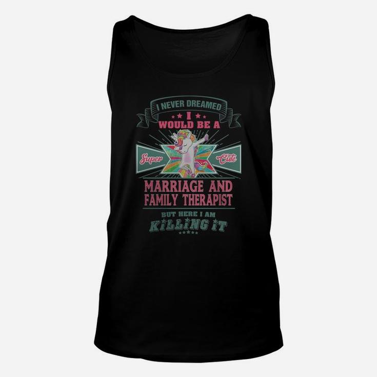 Marriage And Family Therapist Unisex Tank Top