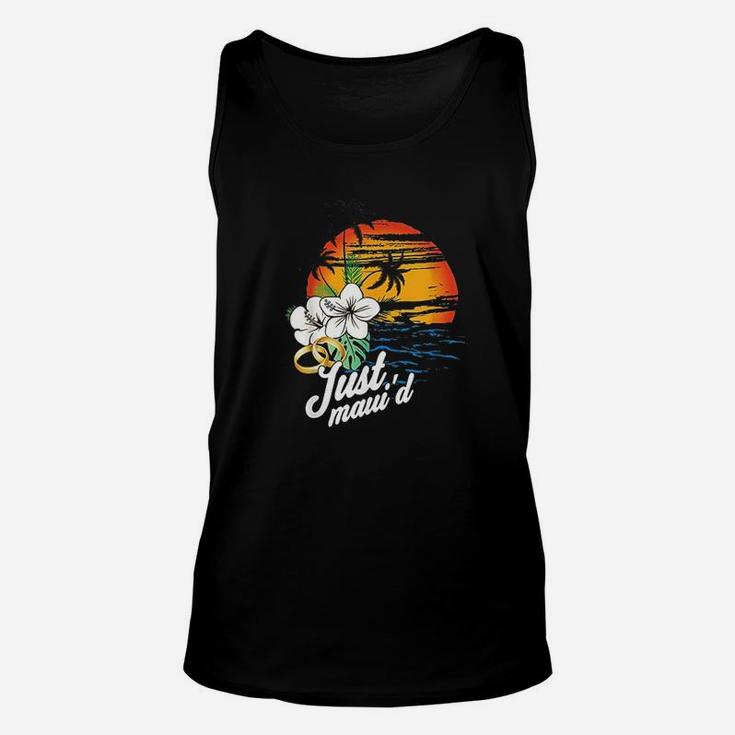 Maui Hawaii Just Married Maui'd Gift For Couples Unisex Tank Top