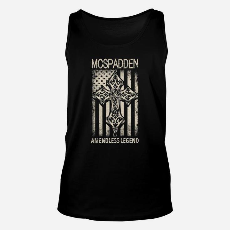 Mcspadden An Endless Legend Name Shirts Unisex Tank Top
