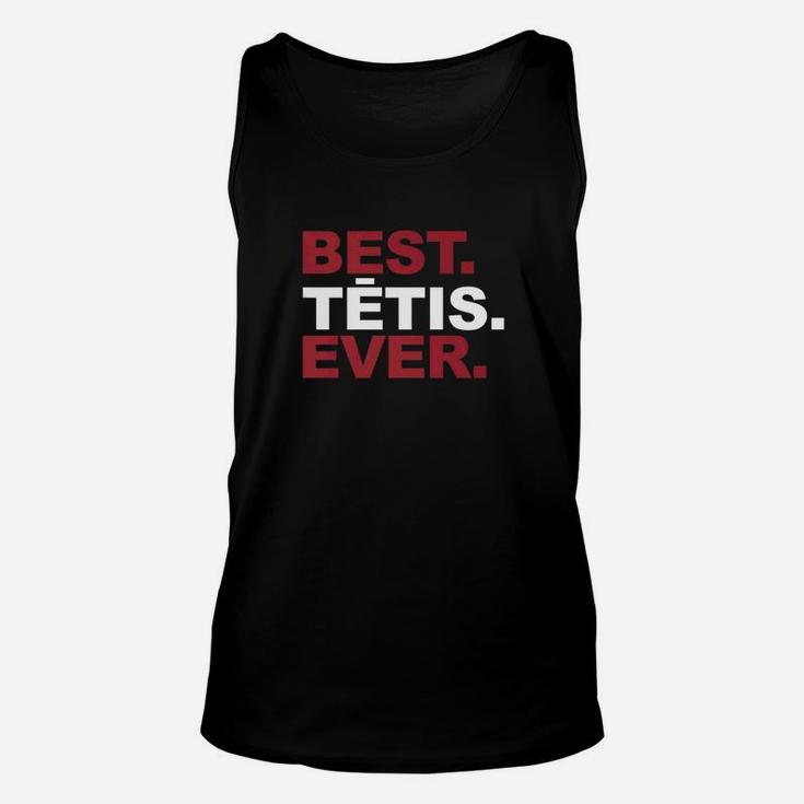 Mens Best Tetis Ever Shirt Proud Latvian Dad Fathers Day Gifts Premium Unisex Tank Top