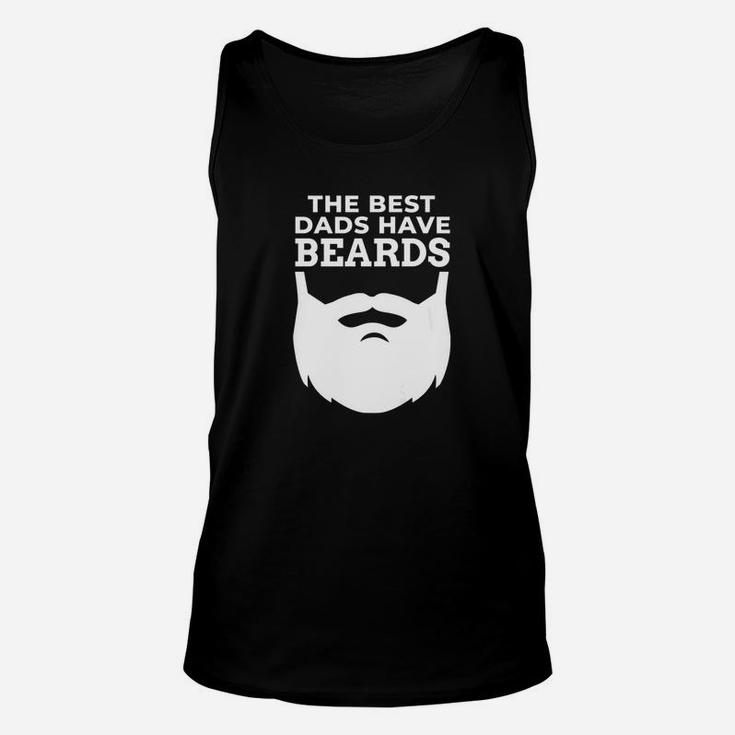 Mens Funny Dad Beard Saying Gift For Dads Fathers Day Unisex Tank Top