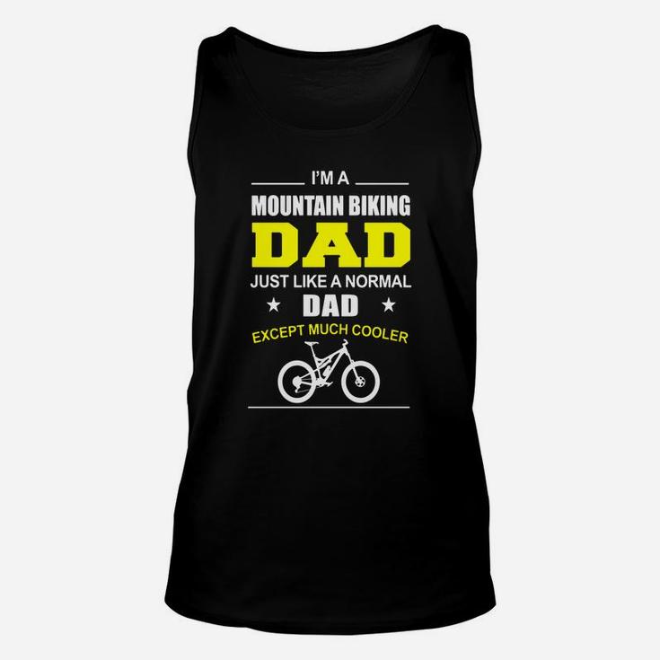 Men's Funny Mountain Bike Shirts - Mountain Biking Dad T-shirt Unisex Tank Top