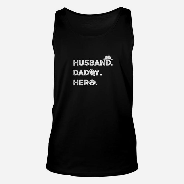 Mens Husband Daddy Hero Best Gift For Perfect Man Of Your Life Premium Unisex Tank Top