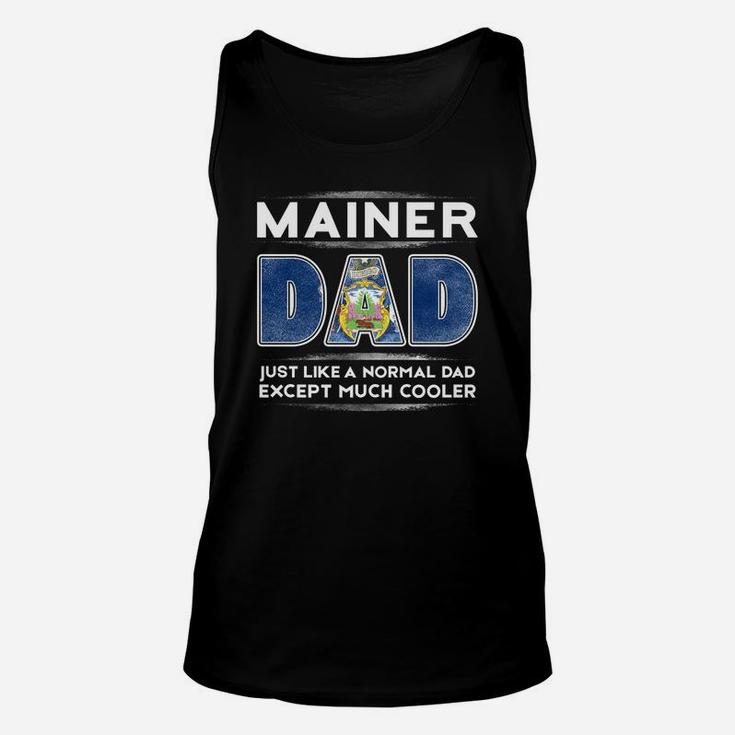 Mens Maine Dad Is Cooler Promoted To Daddy Unisex Tank Top