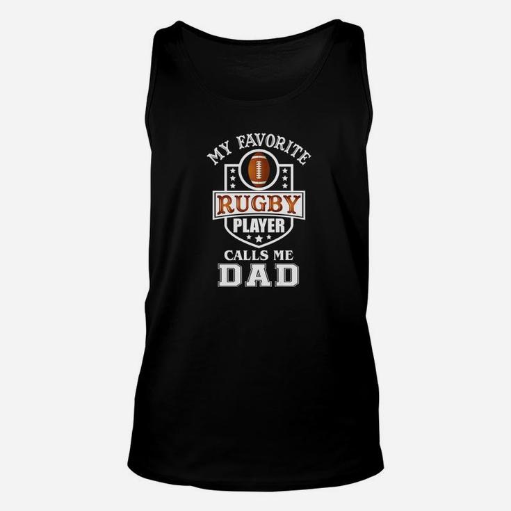 Mens Rugby Dad Shirt Fathers Day Gift Premium Unisex Tank Top