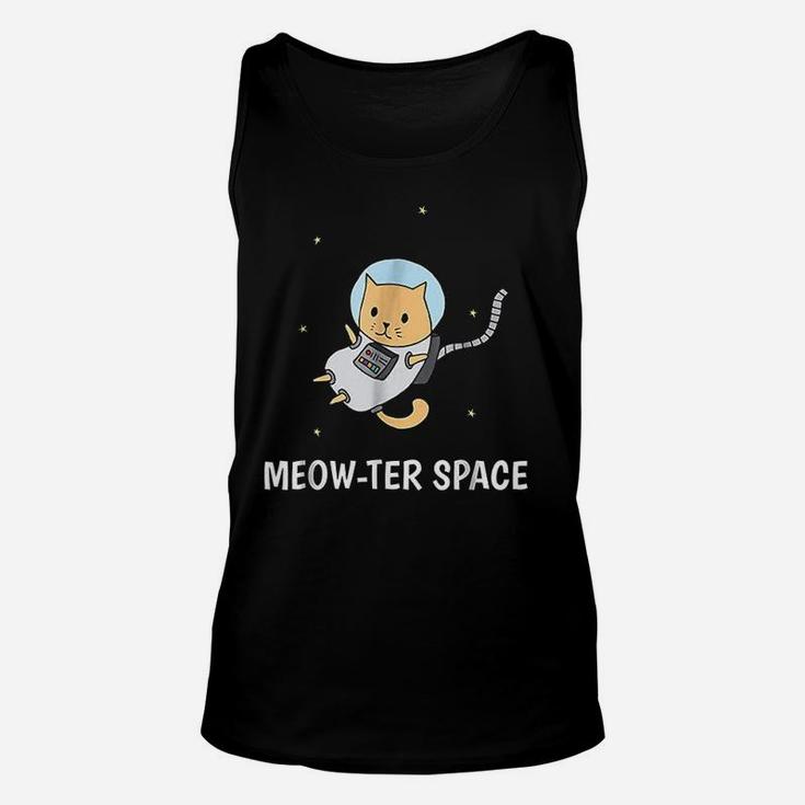 Meowter Space Funny Cat Astronaut Unisex Tank Top