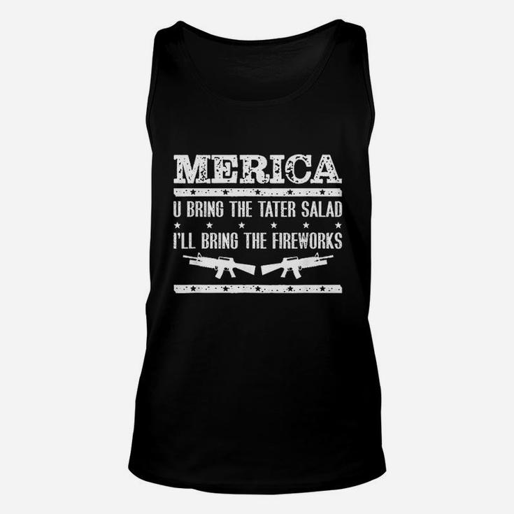 Merica Perfect Gift For Americans Who Love Liberty Unisex Tank Top
