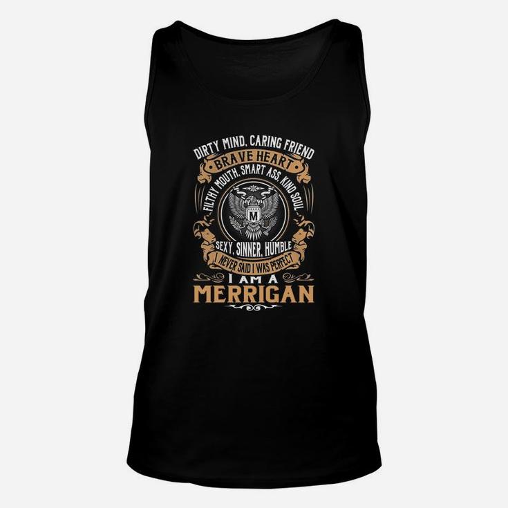 Merrigan Brave Heart Eagle Name Shirts Unisex Tank Top