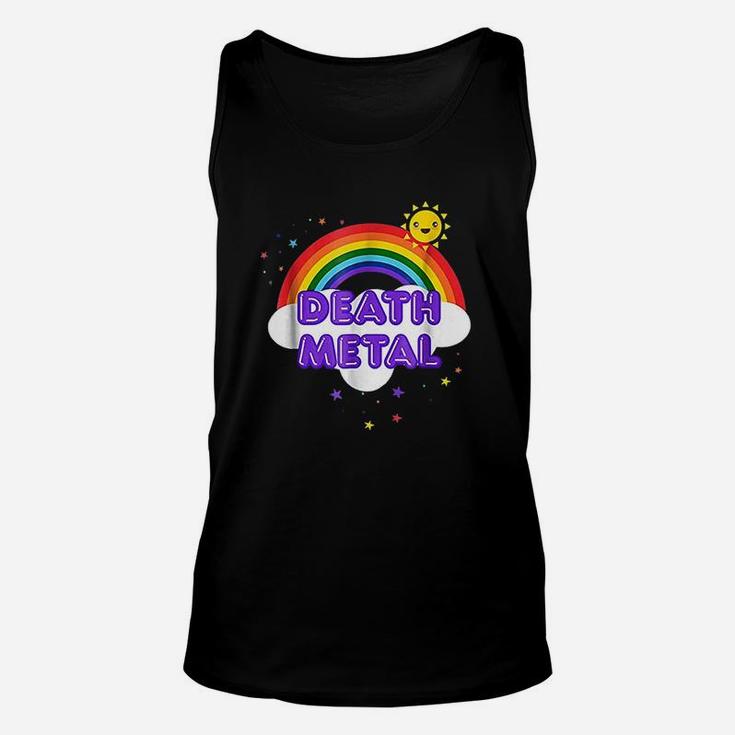 Death Metal Rainbow - Funny Heavy Metal Cool Pink T-Shirt Death Metal Rainbow - Funny Heavy Metal Cool Pink T-Shirt