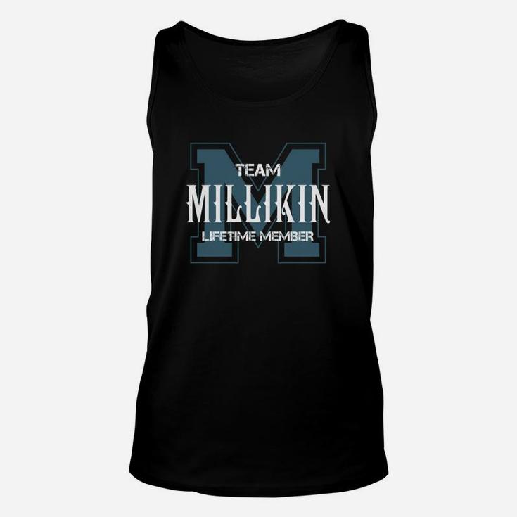 Millikin Shirts - Team Millikin Lifetime Member Name Shirts Unisex Tank Top