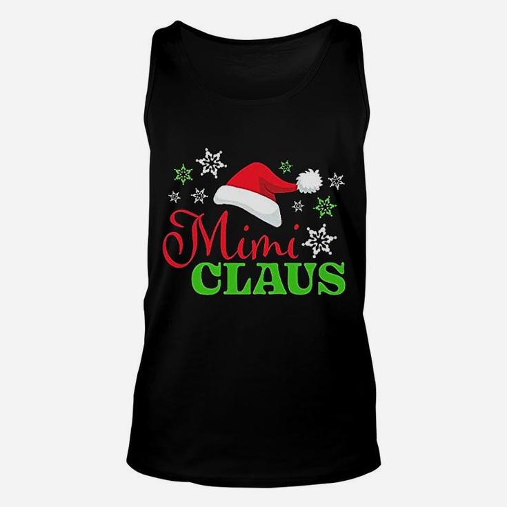 Mimi Claus With Christmas Santa Hat Unisex Tank Top