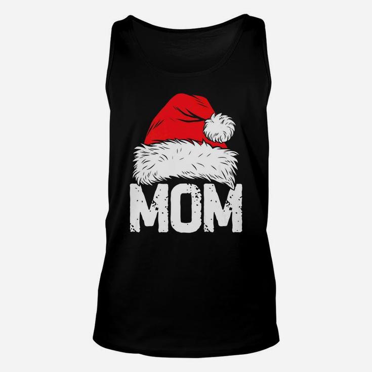 Mom Christmas Santa Family Matching Pajamas Mama Tee Unisex Tank Top