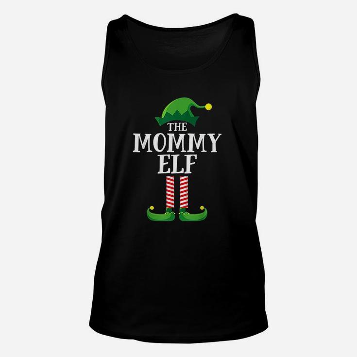 Mommy Elf Matching Family Group Christmas Party Pajama Unisex Tank Top