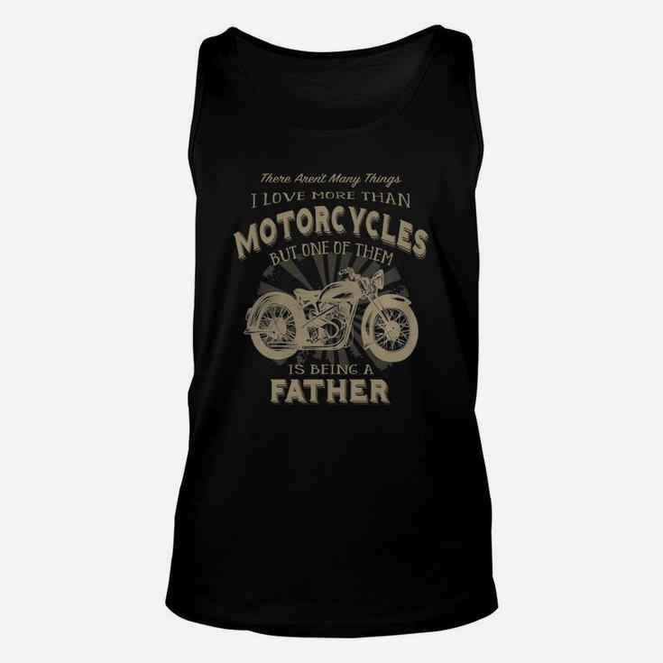 Motorcycle Father Shirt Funny Vintage Biker Dad T-shirt Unisex Tank Top