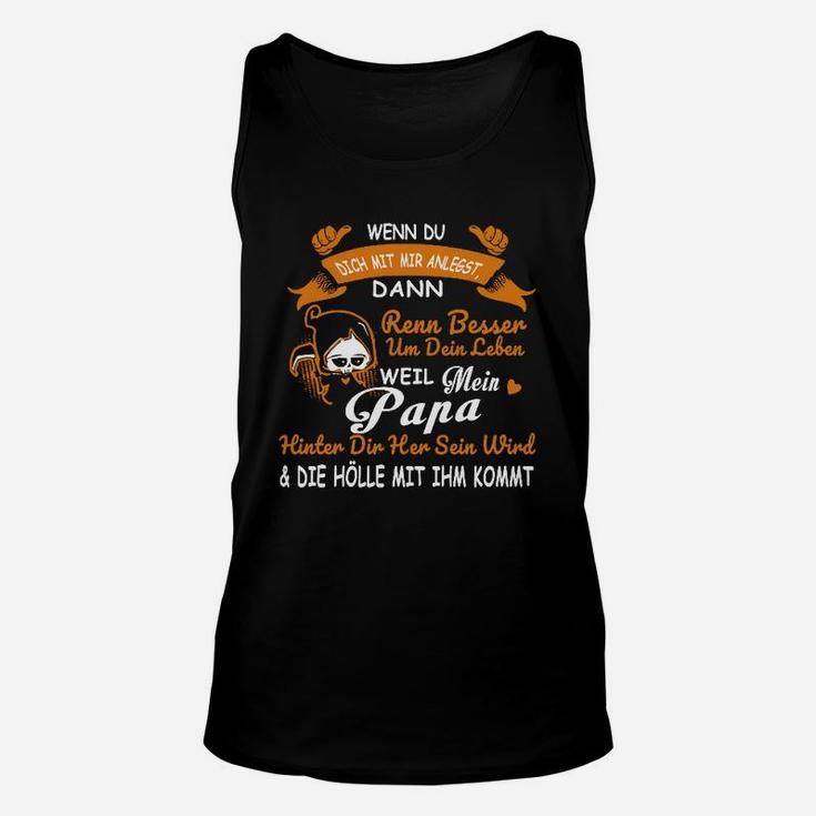 Motorrad Unisex TankTop mit Schädel-Design für Papa, Biker Tee